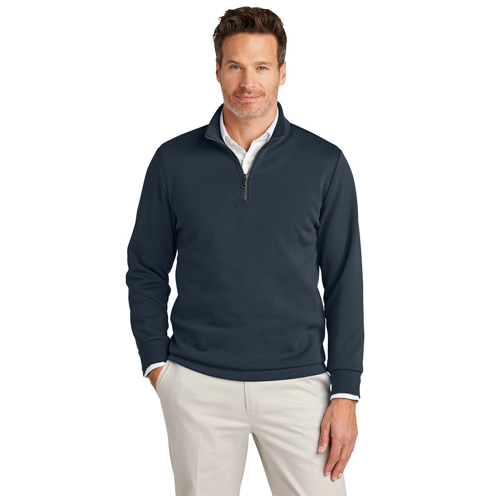 Cavanaugh Council  - Brooks Brothers Double-Knit 1/4-Zip